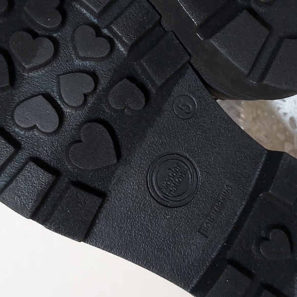 Girls Quilted Combat Boot - Picture 13 of 14